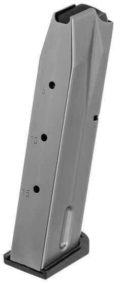 Beretta M9/92FS 15 round 9mm sand resistant magazine.